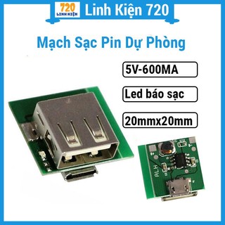 Module mạch sạc pin dự phòng bản nâng cấp 5V-600MA Mini