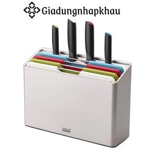 Bộ 4 thớt 4 dao joseph joseph folio plus 60198, bộ dao thớt nhà bếp, dành cho gia đình, nhập đức, giadungnhapkhau19