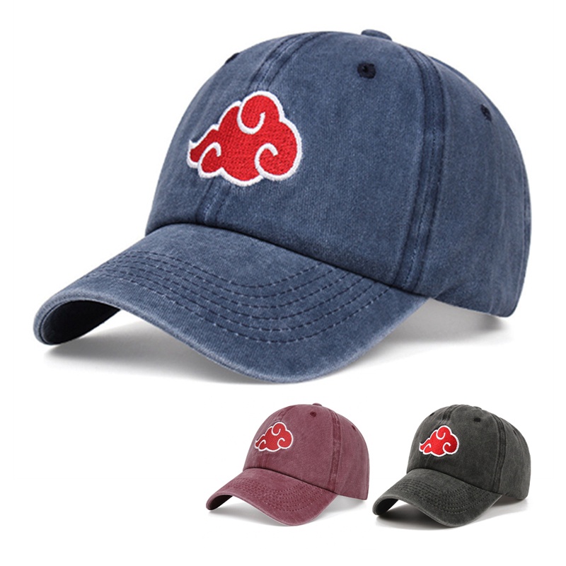 Mũ Lưỡi Trai Thêu Hình naruto akatsuki uchiha Thời Trang Cho Nam Và Nữ