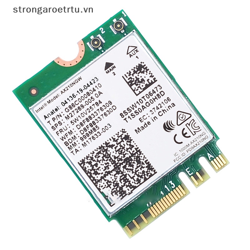 Card wifi Không Dây ax210 6e intel ax210 bluetooth 5.2 m.2 ax210ngw 2.4ghz 5ghz 6ghz 5374mbps 802.11A ax200 vn