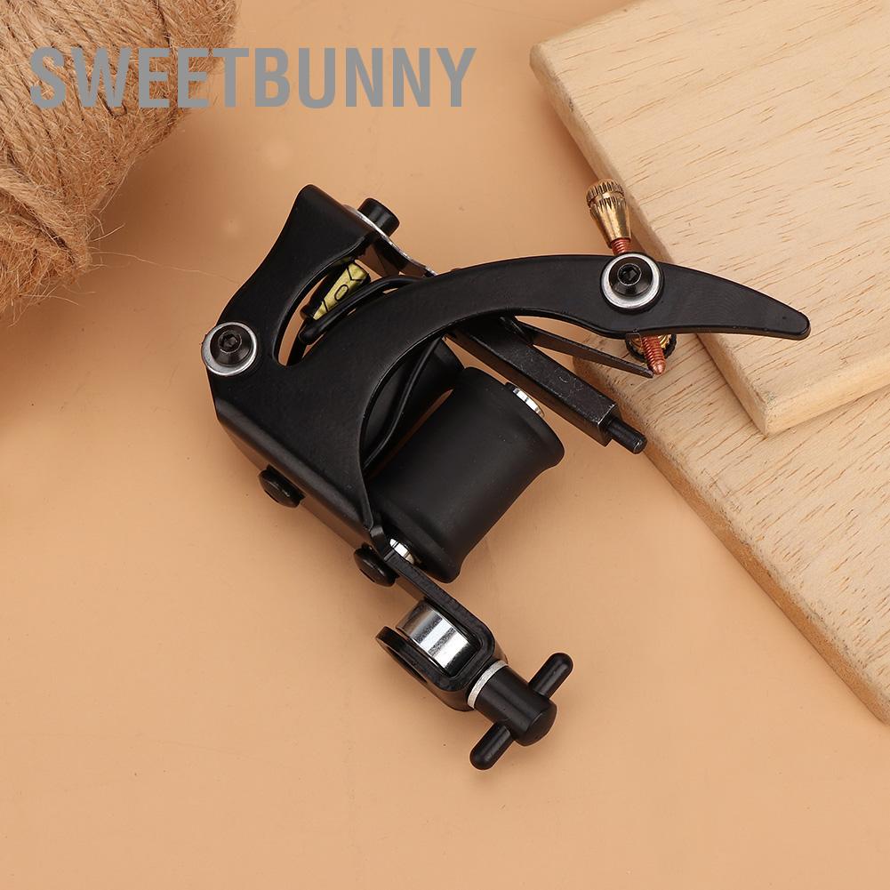 SweetBunny Máy xăm hợp kim chuyên nghiệp Cuộn dây đồng Sắt Shader lót súng