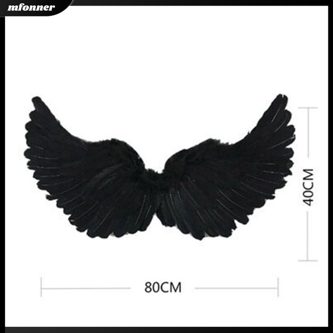 Bộ Cánh Thiên Thần Ác Quỷ Màu Đen Hóa Trang halloween Cho Bé