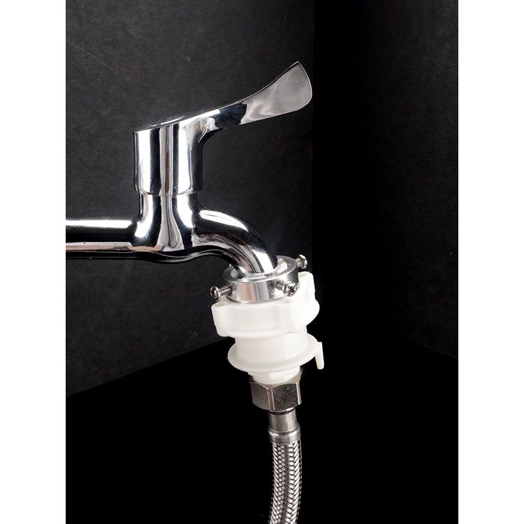 Ống Nối Vòi Nước Máy Giặt / Rửa Xe Có Khóa Đầu Thép Tháo Lắp Nhanh