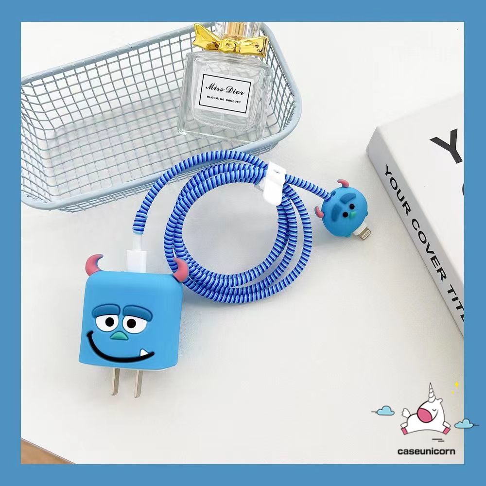 Hoạt Hình Bộ 4 Món Bảo Vệ Cáp Sạc 4 Trong 1 Cho apple 18w / 20w