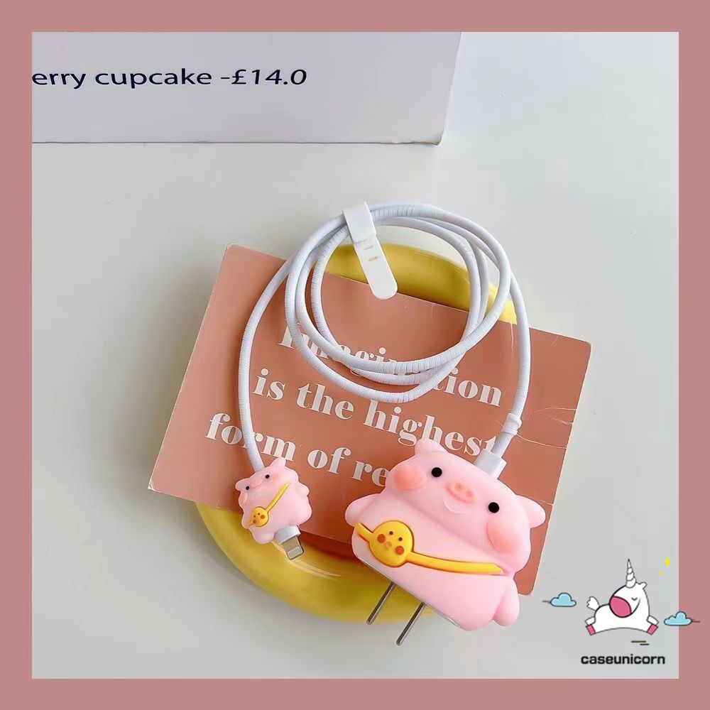 Hoạt Hình Bộ 4 Món Bảo Vệ Cáp Sạc 4 Trong 1 Cho apple 18w / 20w