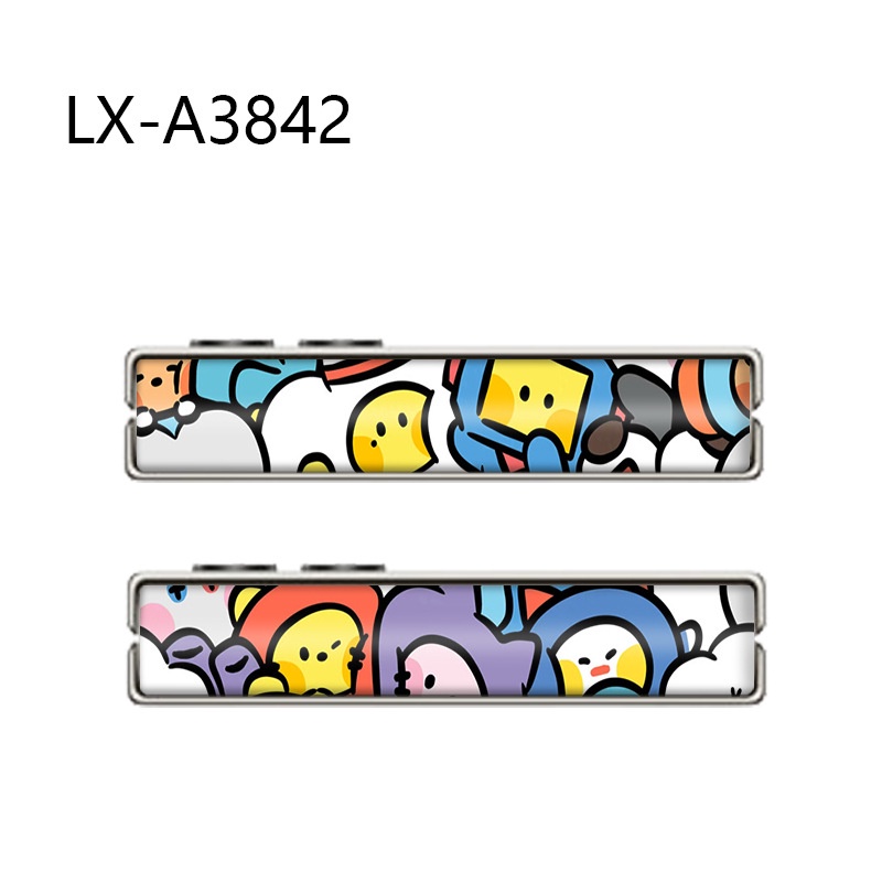 For Galaxy Z Flip 5 Miếng Dán 3m Họa Tiết Hoạt Hình Trang Trí Xe Hơi samsung z flip 5 5G