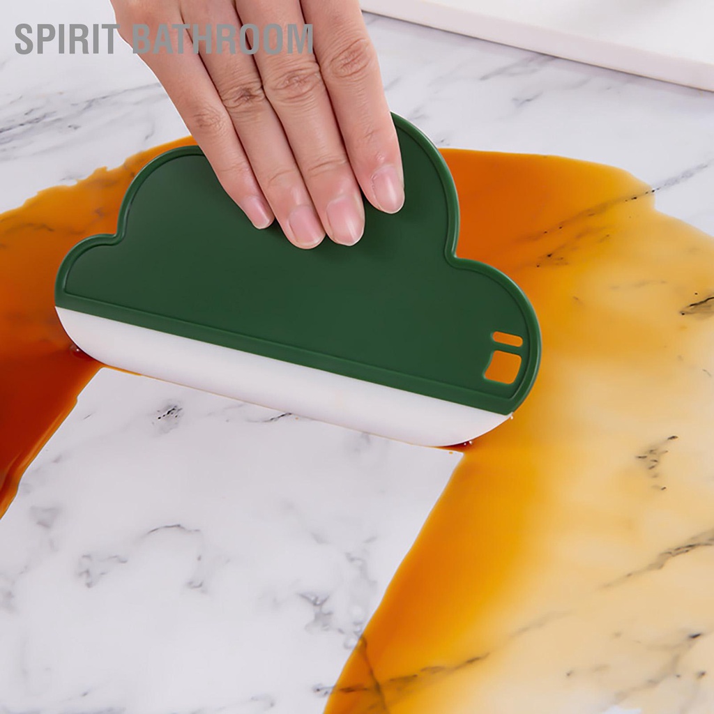 SPIRIT Bathroom Lưỡi nước PP Silicone Vắt Loại bỏ sương mù hiệu quả Khăn lau mini có thể treo được cho phòng tắm Cửa sổ nhà bếp