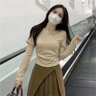 Áo thun tay dài dáng ôm phong cách thời trang hàn quốc có size lớn 40-100kg
