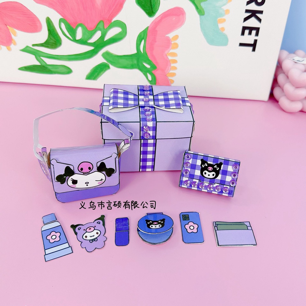 Túi Xách Tự Làm Họa Tiết Hoạt Hình sanrio Dễ Thương Vui Nhộn