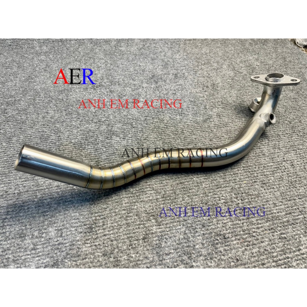 Cổ pô inox304 gắn thay thế cổ pô zin cho xe AB160 Vario160 LEAD 2023 4val