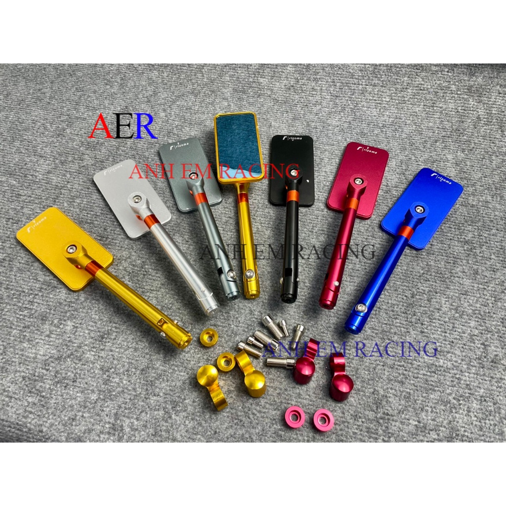 Kính chiếu hậu xe máy kiểu iphone vuông  1 cái