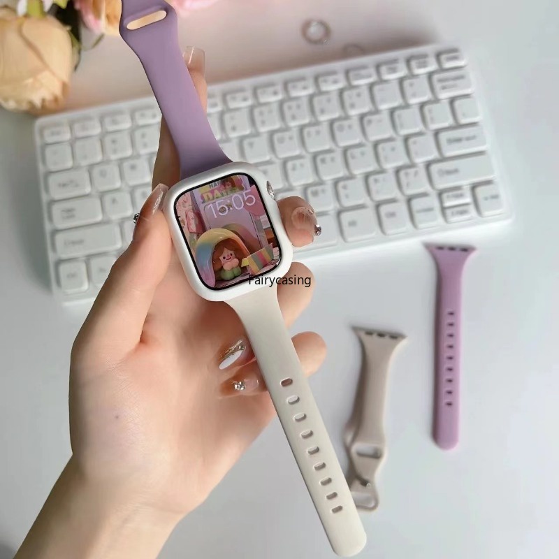 Dây Đeo Đồng Hồ Hai Màu Cho apple watch ultra 2 49mm 45mm 44mm 42mm 41mm 40mm 38mm iwatch series 9 ultra 7 se 3 6 8 5 4