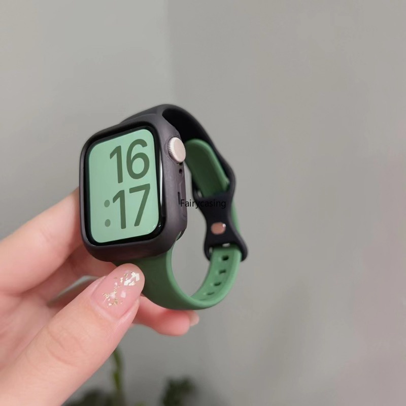Dây Đeo Đồng Hồ Hai Màu Cho apple watch ultra 2 49mm 45mm 44mm 42mm 41mm 40mm 38mm iwatch series 9 ultra 7 se 3 6 8 5 4