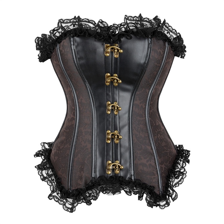 Đồ Định Hình Ren Nâu Sẫm Phong Cách gothic Mới