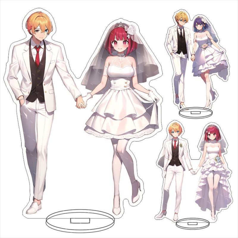 Mô hình Standee Oshi No Ko Acrylic Stand Gorou Akuamarin Hoshino Ai Rubii Sarina Anime decor góc học tập để bàn