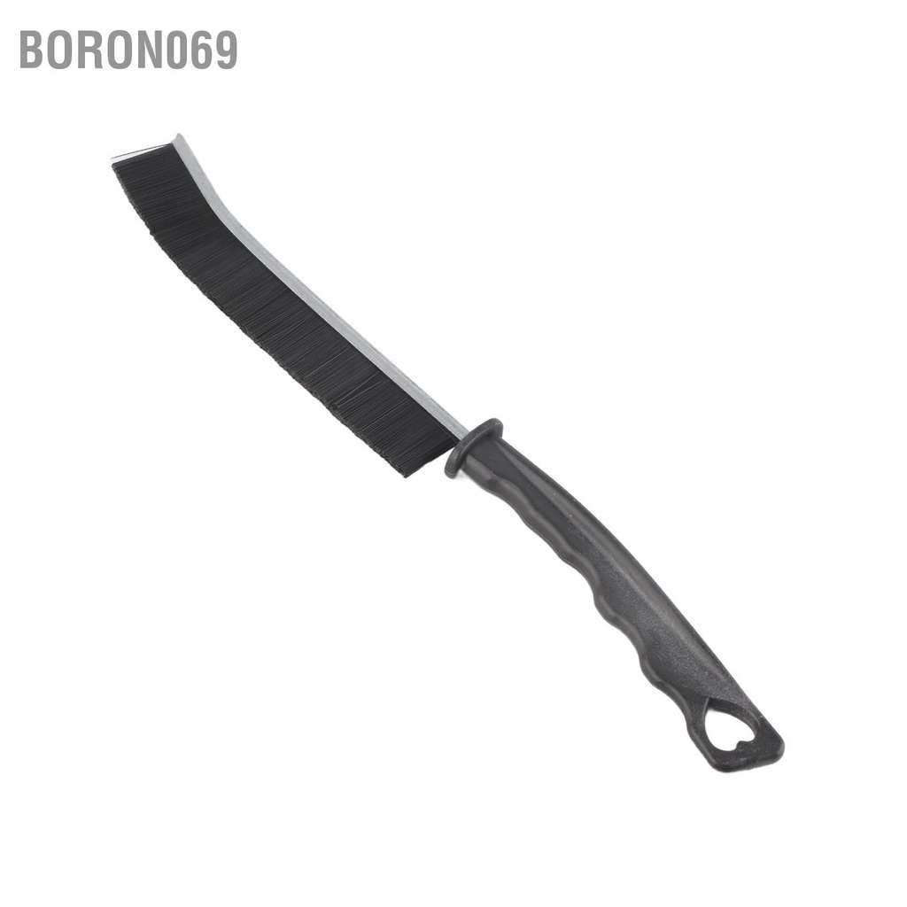 Khoảng Cách Bàn Chải Làm Sạch Hợp Kim PE Màu Đen Thoải Mái Cầm Đa Năng Cho Cửa Màn Trập Sổ Theo Dõi Nhà Bếp Boron069
