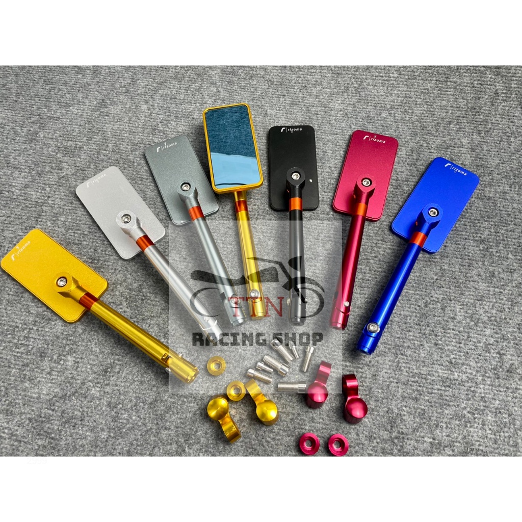 Kính chiếu hậu xe máy kiểu iphone vuông  1 cái