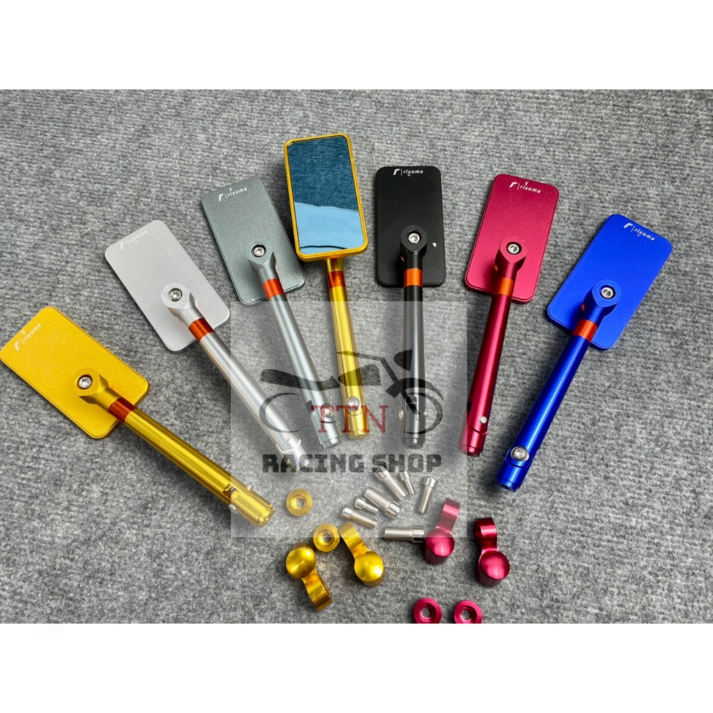Kính chiếu hậu xe máy kiểu iphone vuông  1 cái