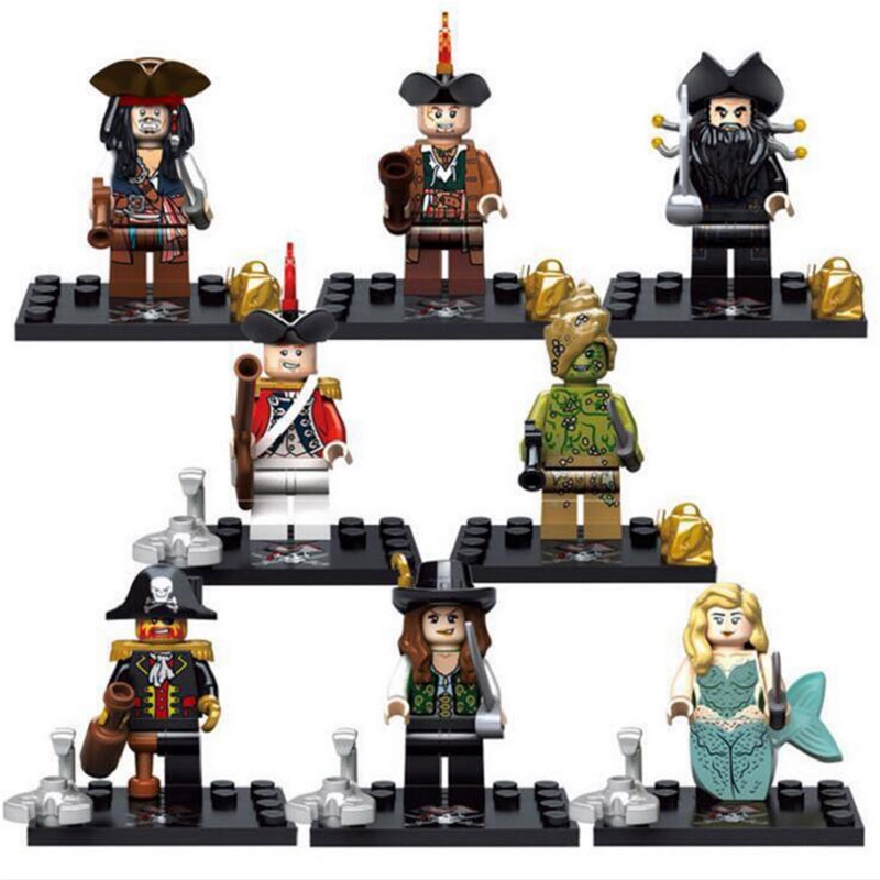 Lego Mô Hình Nhân Vật Thuyền Trưởng jack mermaid