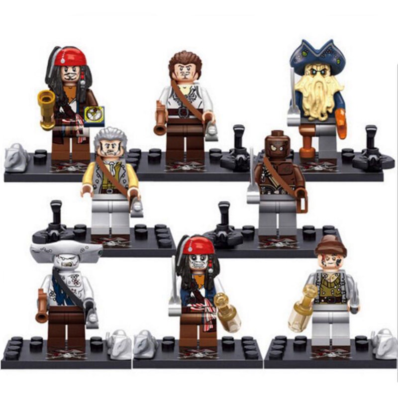 Lego Mô Hình Nhân Vật Thuyền Trưởng jack mermaid