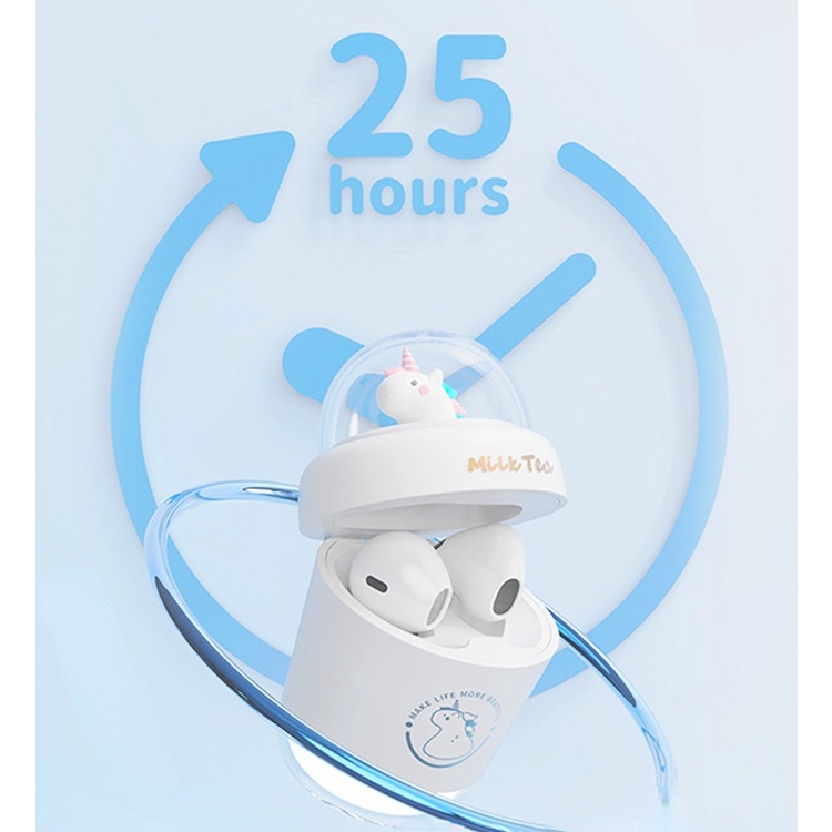 Tai Nghe Không Dây Bluetooth 5.3 Hình Ly Trà Sữa Cho IOS Android NOVA Y05