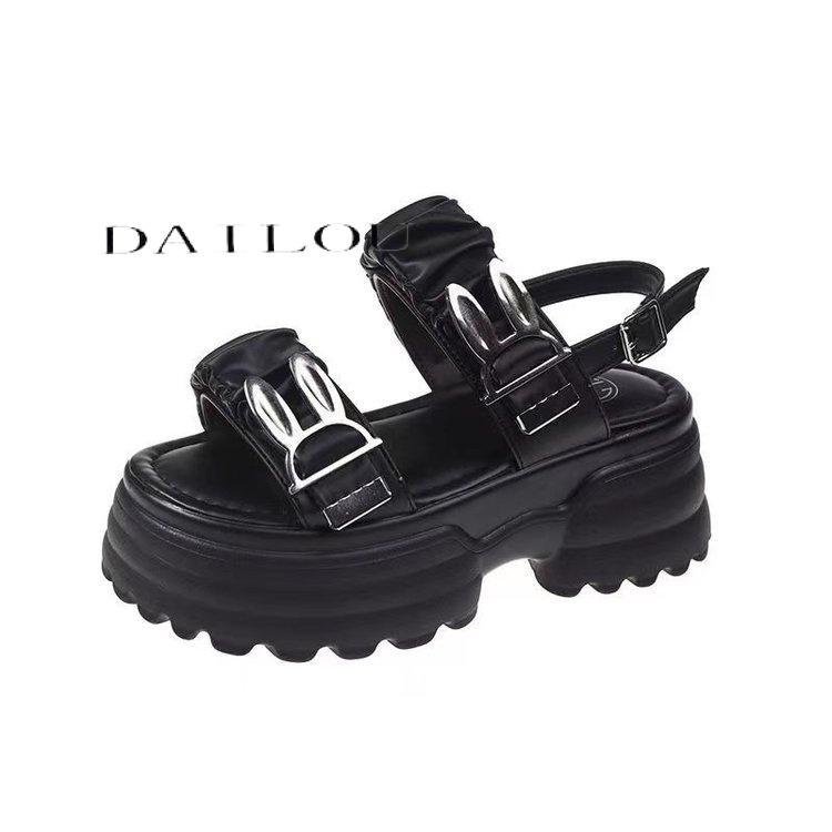 DAILOU Dép sandal nữ dép quai hậu nữ Đế Dày 2023 NEW thoải mái mềm mại dép đế cao  B98G1QU 35Z230829