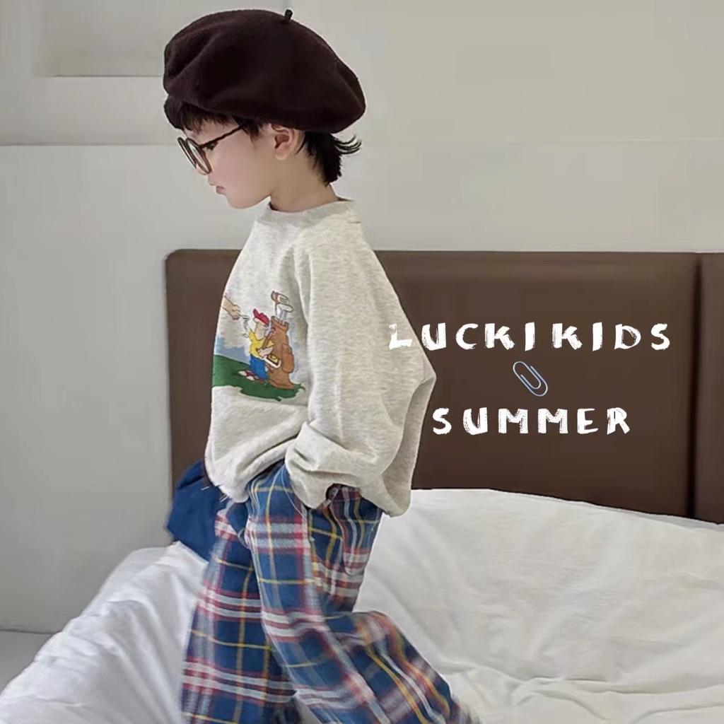 Bộ Đồ Thể Thao Dài Tay Phong Cách Thời Trang Xuân Thu Mới 2023 Cho Bé Trai Và Gái 0g1d