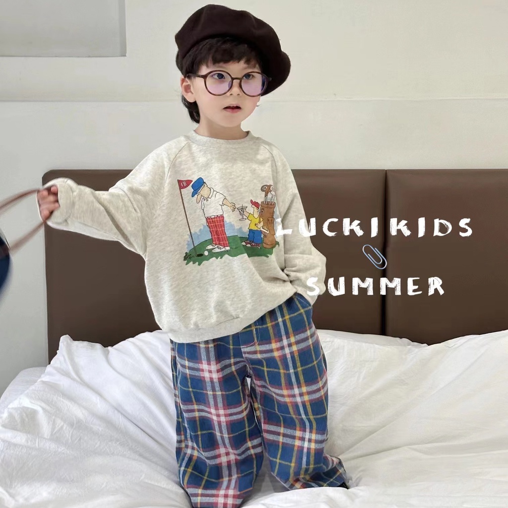 Bộ Đồ Thể Thao Dài Tay Phong Cách Thời Trang Xuân Thu Mới 2023 Cho Bé Trai Và Gái 0g1d