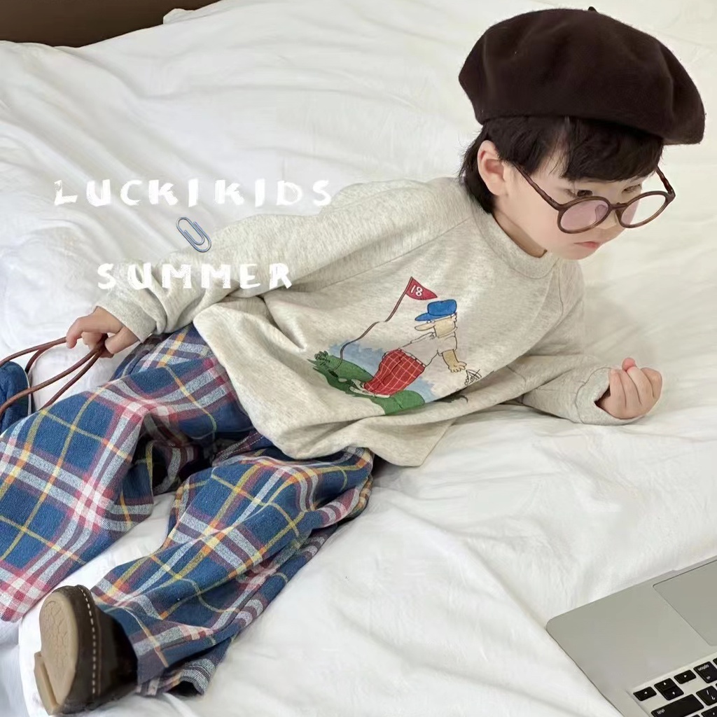 Bộ Đồ Thể Thao Dài Tay Phong Cách Thời Trang Xuân Thu Mới 2023 Cho Bé Trai Và Gái 0g1d