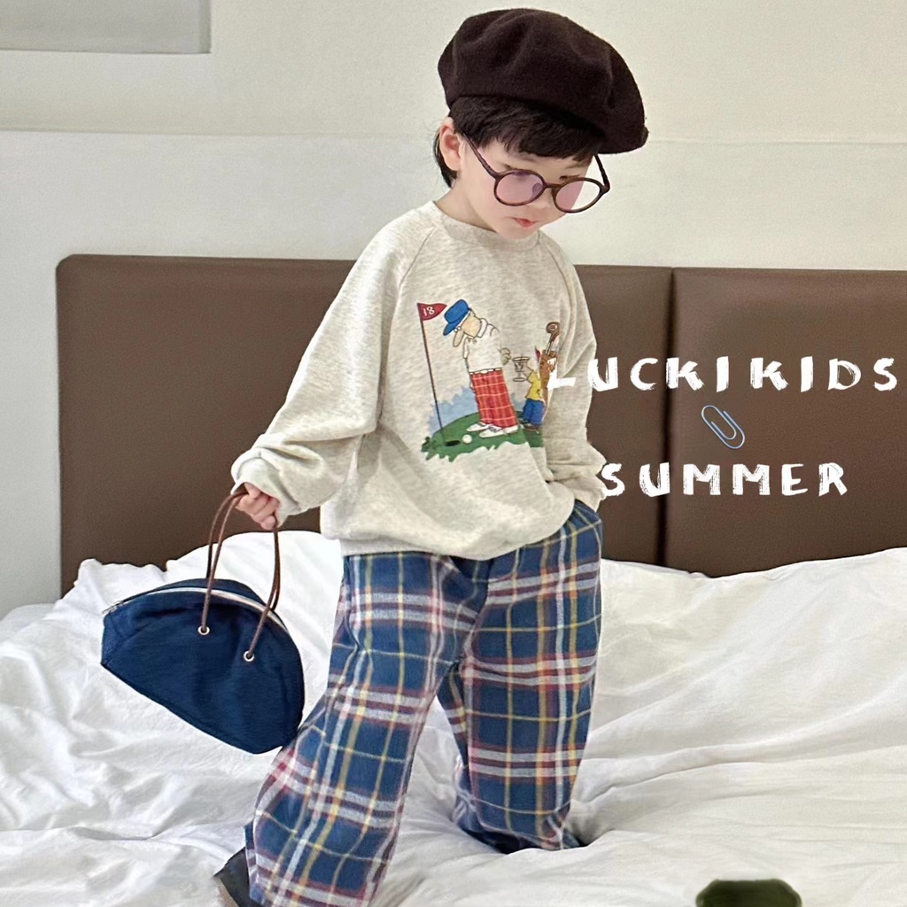 Bộ Đồ Thể Thao Dài Tay Phong Cách Thời Trang Xuân Thu Mới 2023 Cho Bé Trai Và Gái 0g1d