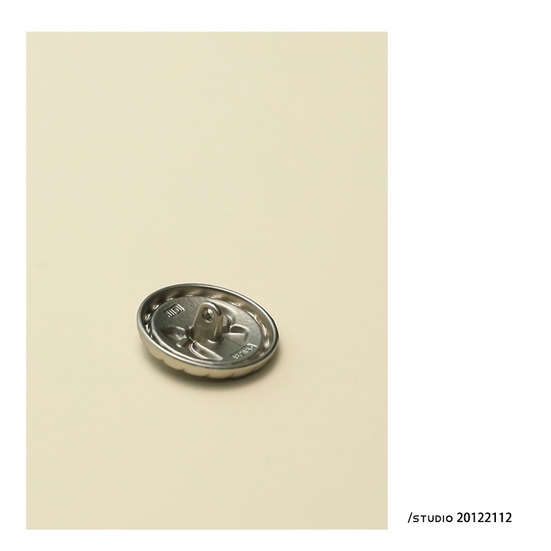 Set 5 Nút Kim Loại Hình Nơ 15 / 18 / 23mm Trang Trí Áo Khoác Da