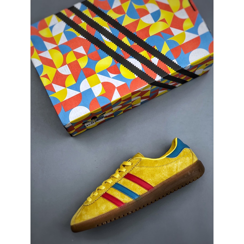 END. x Adidas Originals Bermuda Trainers"Team Yellow/Gum" Giày Thể Thao HP9393 36-45