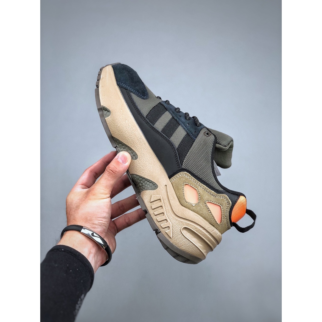 Giày Thể Thao adidas zx2022 boost Cổ Thấp Màu Xanh Đen Cam gx7006 36-45 Bằng Sợi carbon Phong Cách retro