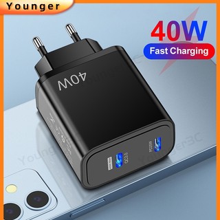 Củ sạc nhanh 40w type c qc3.0 + pd25w cho ios micro type c