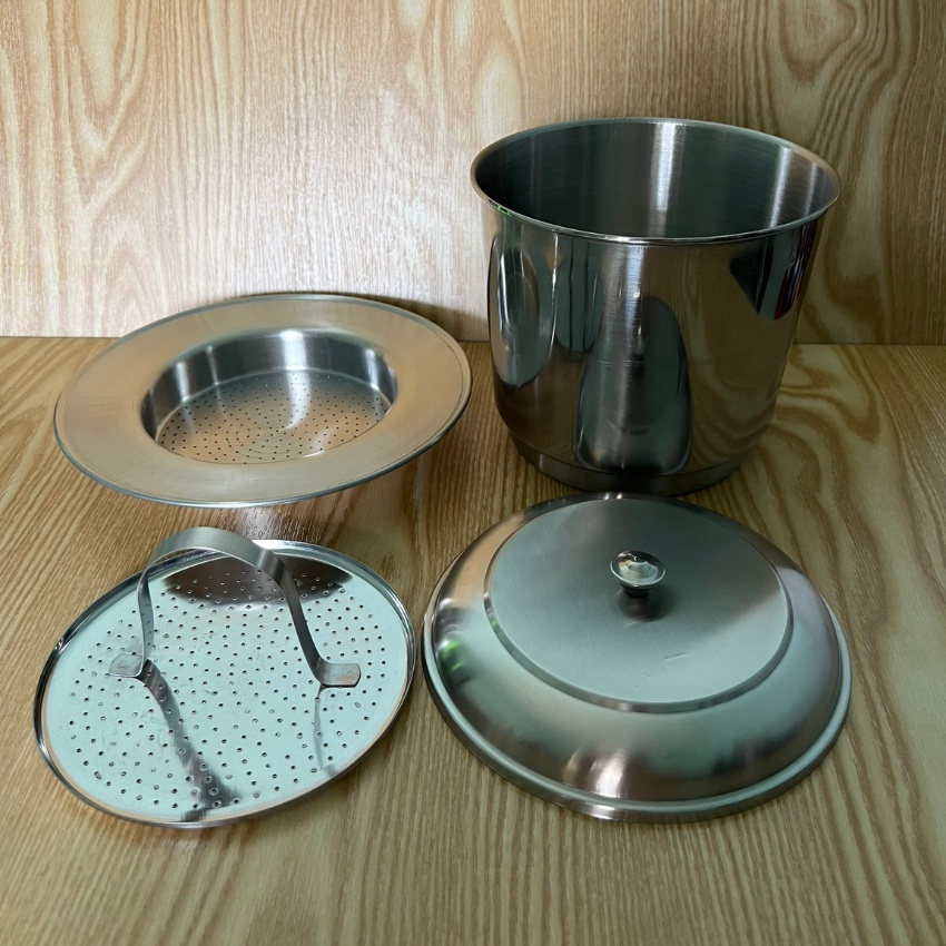Phin cà phê inox lớn pha 500g cà phê có khắc logo thương hiệu,khách khắc logo vui lòng liên hệ shop trước khi đặt hàng