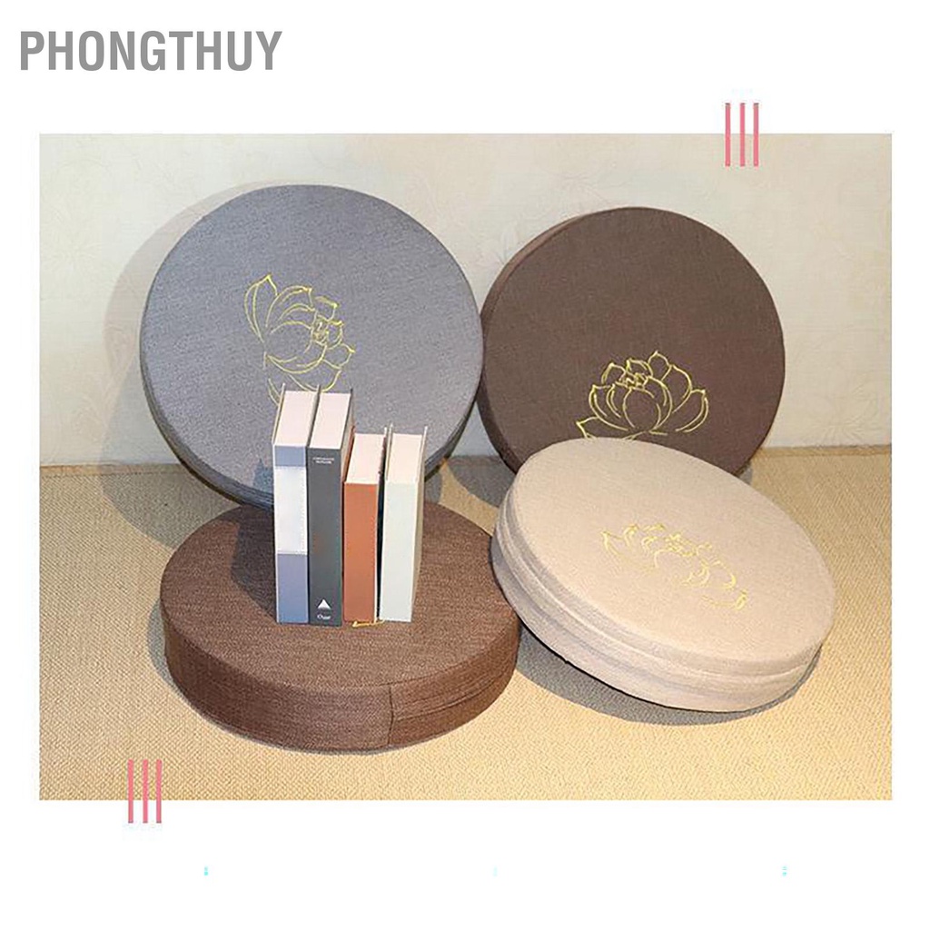 Đệm Ngồi Thiền Tatami Hình Tròn Thoải Mái Có Thể Tháo Rời Cho Ban Công / Phòng Khách