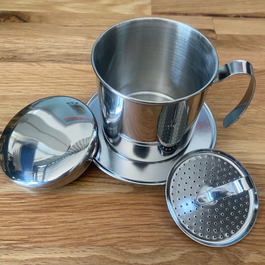 Phin pha cà phê,phin cà phê inox 304 cao cấp-khắc logo,tên theo yêu cầu