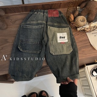 Quần jeans Dài Phong Cách Hàn Quốc Thời Trang Cho Bé Trai