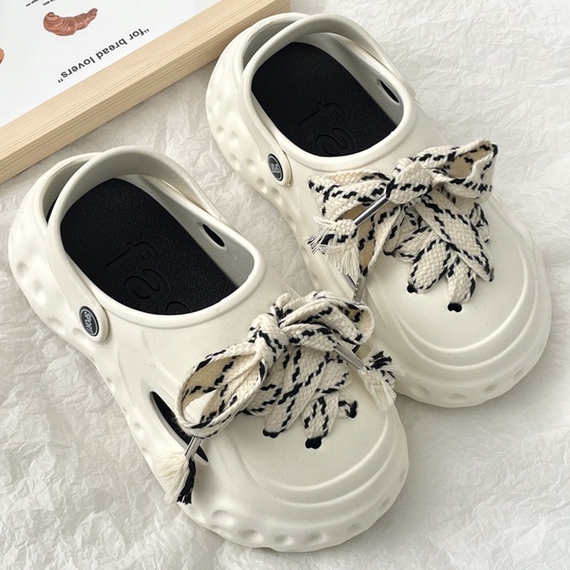 Skyden  dép nữ dép cross dép sandal nữ dép đi biển dép đế cao Thoải Mái Xinh Xắn   Thoải mái Korean Style Stylish Trendy B98G1SS 36Z230909