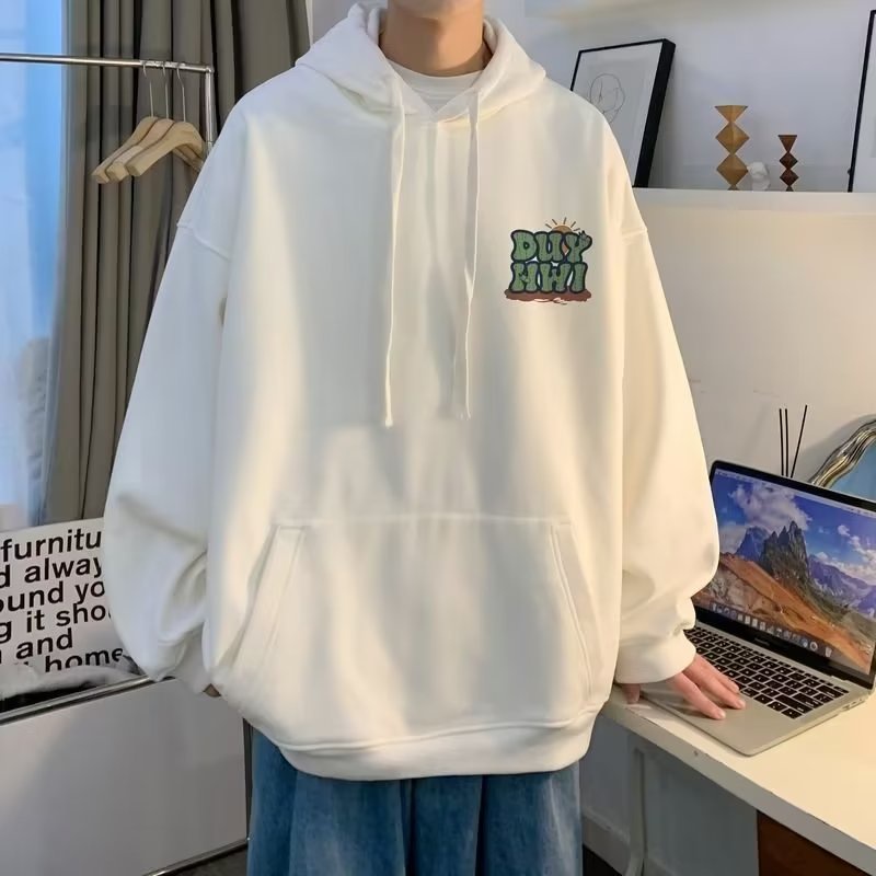 Áo Khoác Hoodie Cao Cấp Phong Cách retro Đường Phố Cá Tính Cho Nam