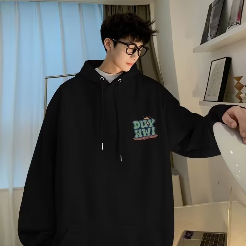 Áo Khoác Hoodie Cao Cấp Phong Cách retro Đường Phố Cá Tính Cho Nam