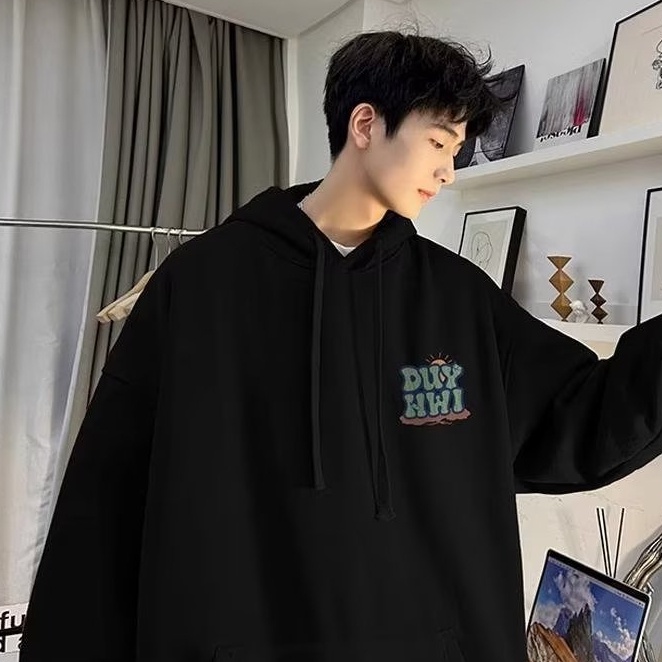 Áo Khoác Hoodie Cao Cấp Phong Cách retro Đường Phố Cá Tính Cho Nam