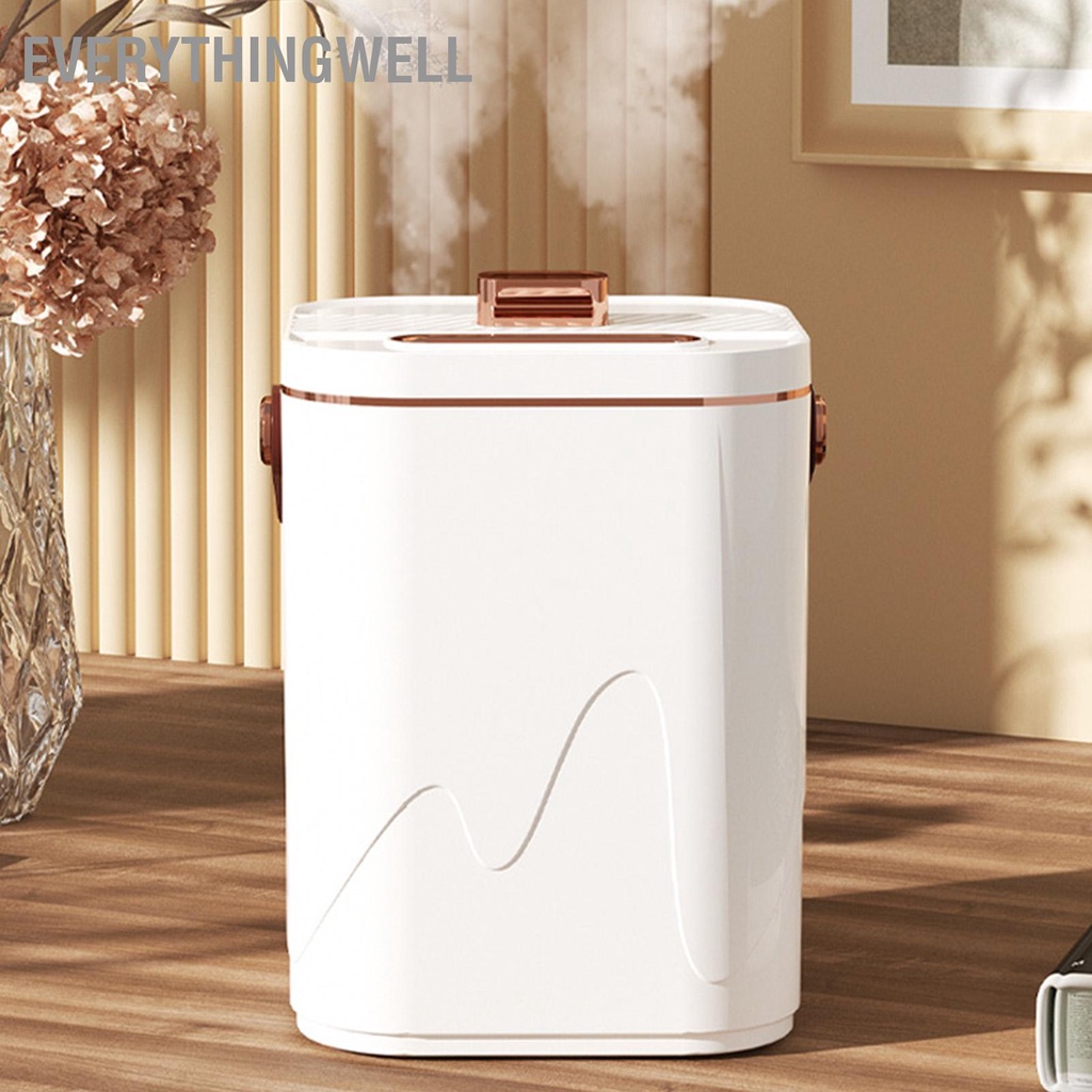 EverythingWell Máy tạo độ ẩm Hoạt động yên tĩnh Máy tạo độ ẩm phun sương đôi Nano công suất lớn cho phòng ngủ gia đình