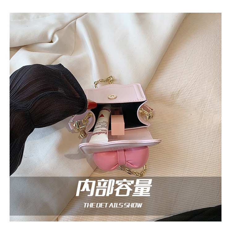 Túi Đeo Chéo mini Đính Nơ Phong Cách Hàn Quốc Thời Trang Mùa Thu Mới Cho Mẹ Và Bé