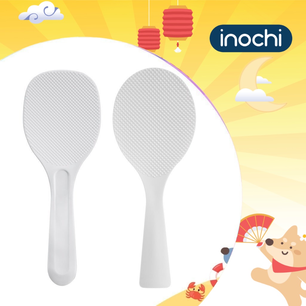 Muỗng xới cơm Inochi - Sendai (chống dính, đế đứng)