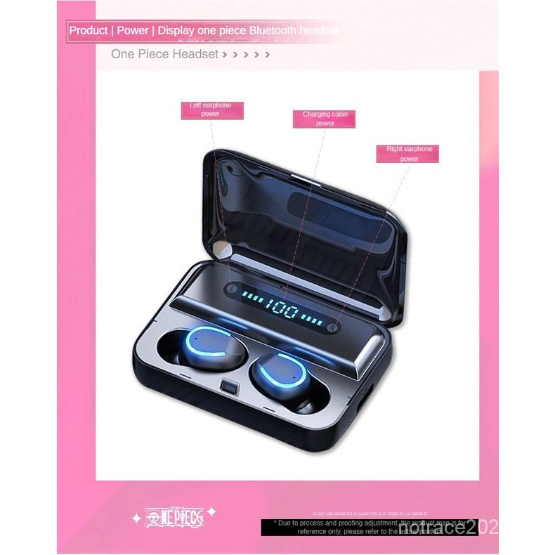 ★One Piece★Tai Nghe bluetooth Hai Chiều Hình luffy & zoro ace & nami