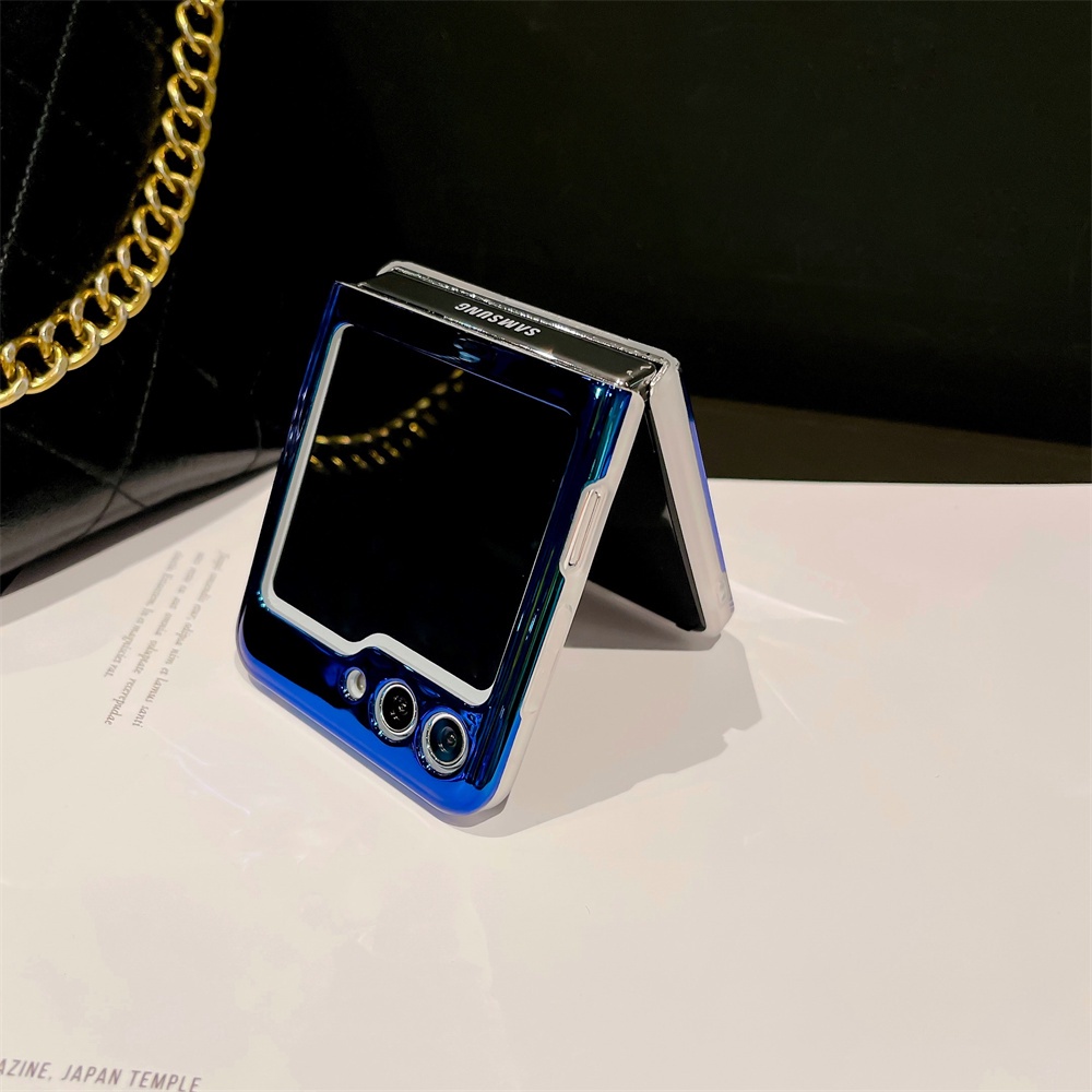 Bao Da Điện Thoại Nắp Lật Chống Sốc In Chữ Sáng Tạo Cho samsung galaxy z flip 5 4 3 samsung z flip5 z flip4 zflip3 Ốp