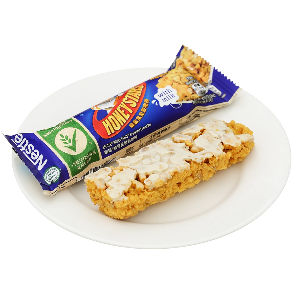 Hộp 16 Thanh Ngũ Cốc Ăn Sáng Nestlé Fitness Honey Stars 22G/Thanh