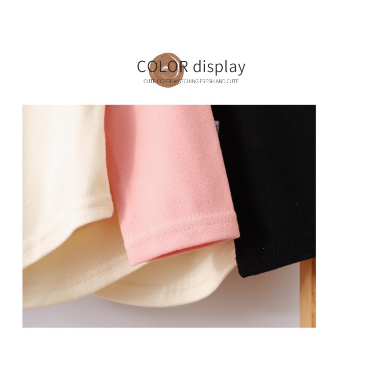 Áo Thun Tay Dài Cổ Tròn Phong Cách Đức Thời Trang Thu Đông Cho Bé Gái 70-160cm