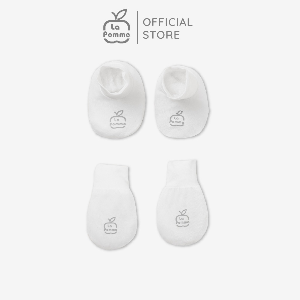La Pomme - Set bao tay bao chân La Pomme viền màu PK